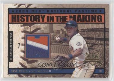 2004 Fleer National Pastime - History in the Making - Patch #HM-JR - Jose Reyes /37