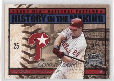 2004 Fleer National Pastime - History in the Making #6 HM - Jim Thome