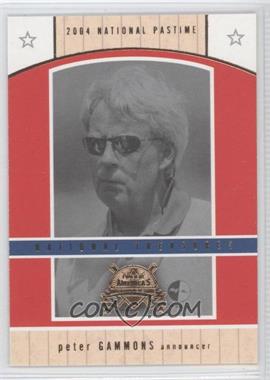 2004 Fleer National Pastime - National Treasures - Gold #9 NT - Peter Gammons /88