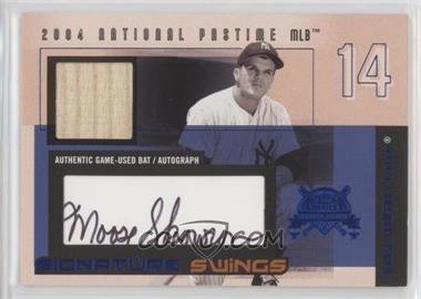 2004 Fleer National Pastime - Signature Swings - Blue Bats #SSAB-MSK - Moose Skowron /11