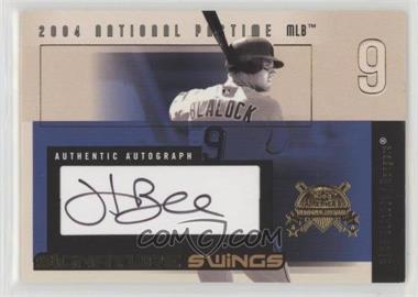 2004 Fleer National Pastime - Signature Swings - Gold #SSA-HB - Hank Blalock /265