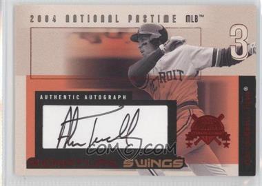 2004 Fleer National Pastime - Signature Swings - Red #SSA-AT - Alan Trammell /89