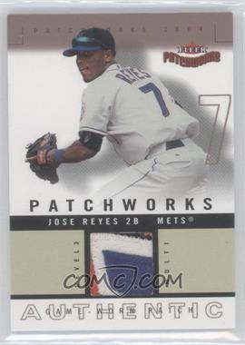 2004 Fleer Patchworks - Patchworks - Level 3 Multi #PW-JR - Jose Reyes /50