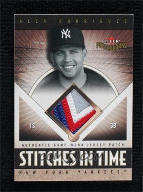 2004 Fleer Patchworks - Stitches in Time - Jersey Patch #ST-AR - Alex Rodriguez /150