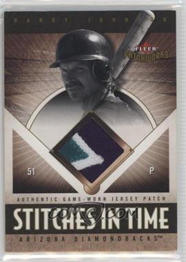 2004 Fleer Patchworks - Stitches in Time - Jersey Patch #ST-RJ - Randy Johnson /150