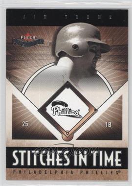 2004 Fleer Patchworks - Stitches in Time #5ST - Jim Thome