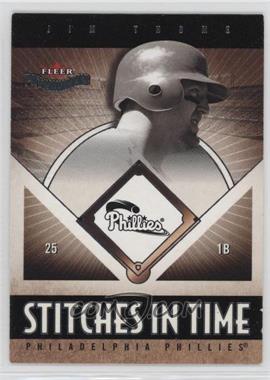 2004 Fleer Patchworks - Stitches in Time #5ST - Jim Thome