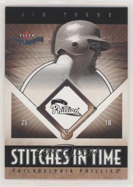 2004 Fleer Patchworks - Stitches in Time #5ST - Jim Thome
