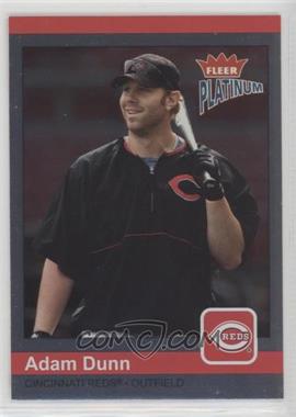 2004 Fleer Platinum - [Base] - Finish #105 - Adam Dunn /100