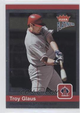 2004 Fleer Platinum - [Base] - Finish #120 - Troy Glaus /100