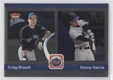 2004 Fleer Platinum - [Base] - Finish #185 - Craig Brazell, Danny Garcia /100