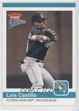 2004 Fleer Platinum - [Base] #1 - Luis Castillo