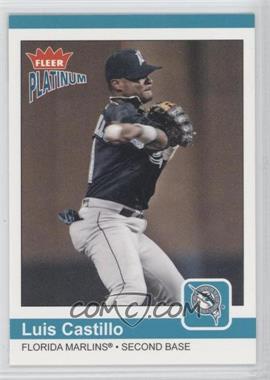 2004 Fleer Platinum - [Base] #1 - Luis Castillo