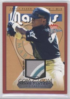 2004 Fleer Platinum - Name Plates - Player #NPN/LC - Luis Castillo /75