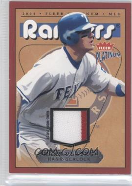 2004 Fleer Platinum - Name Plates - Team #NPN/HB - Hank Blalock /515