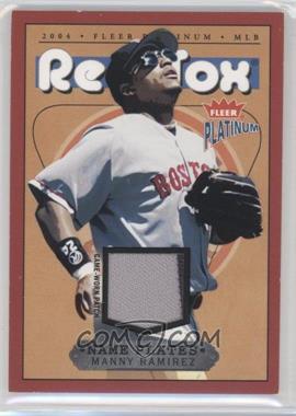 2004 Fleer Platinum - Name Plates - Team #NPN/MR - Manny Ramirez /480