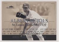 Albert Pujols (30 Starts at 4 Different Positions (2001)) #/1,000