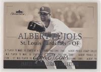 Albert Pujols (30 Starts at 4 Different Positions (2001)) [EX to NM] …