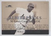 Albert Pujols (300/100/100/30, 3 Years in a Row) [EX to NM] #/1,000