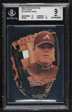 2004 Fleer Showcase - Hot Gloves #4HG - Chipper Jones [BGS 9 MINT]