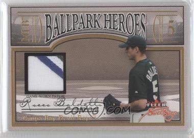 2004 Fleer Sweet Sigs - Ballpark Heroes - Patch Gold #BH-RB - Rocco Baldelli /50