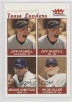 Team Leaders - Jeff Bagwell, Jeriome Robertson, Wade Miller