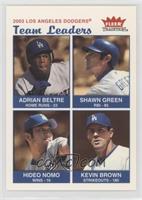 Team Leaders - Adrian Beltre, Shawn Green, Hideo Nomo, Kevin Brown