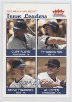 Team Leaders - Cliff Floyd, Ty Wigginton, Steve Trachsel, Al Leiter