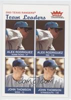 Team Leaders - Alex Rodriguez, John Thomson