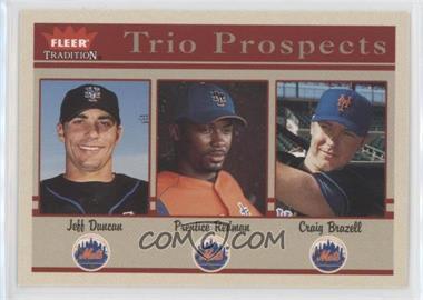 2004 Fleer Tradition - [Base] #489 - Trio Prospects - Jeff Duncan, Prentice Redman, Craig Brazell