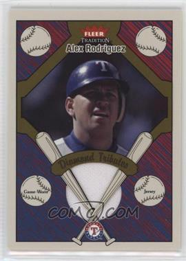 2004 Fleer Tradition - Diamond Tributes - Jersey #DT-AR - Alex Rodriguez