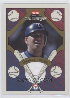 2004 Fleer Tradition - Diamond Tributes - Jersey #DT-AR - Alex Rodriguez