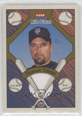 2004 Fleer Tradition - Diamond Tributes - Jersey #DT-MP - Mike Piazza