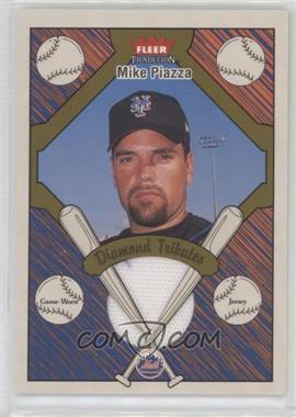 2004 Fleer Tradition - Diamond Tributes - Jersey #DT-MP - Mike Piazza