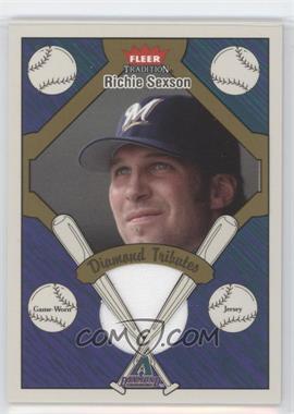 2004 Fleer Tradition - Diamond Tributes - Jersey #DT-RS - Richie Sexson