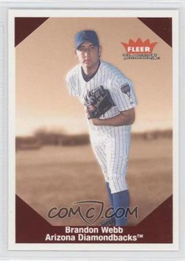 2004 Fleer Tradition - Retrospection #10 - Brandon Webb