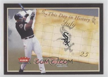 2004 Fleer Tradition - This Day in History #TDH-8 - Frank Thomas