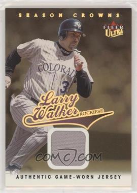 2004 Fleer Ultra - [Base] - Season Crowns Gold Relics #146 - Larry Walker /99 [EX to NM]