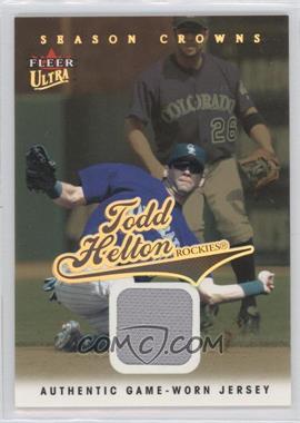 2004 Fleer Ultra - [Base] - Season Crowns Gold Relics #154 - Todd Helton /99