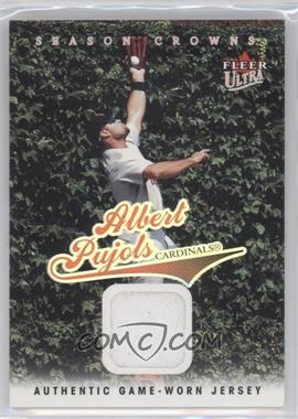 2004 Fleer Ultra - [Base] - Season Crowns Memorabilia #71 - Albert Pujols /399