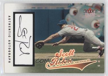 2004 Fleer Ultra - [Base] - Season Crowns Silver Autographs #79 - Scott Rolen /150