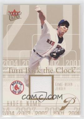 2004 Fleer Ultra - Turn Back The Clock Jerseys - Copper #TBC-HN - Hideo Nomo /399