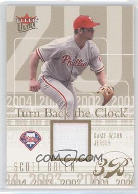 2004 Fleer Ultra - Turn Back The Clock Jerseys - Gold #TBC-SR - Scott Rolen /99