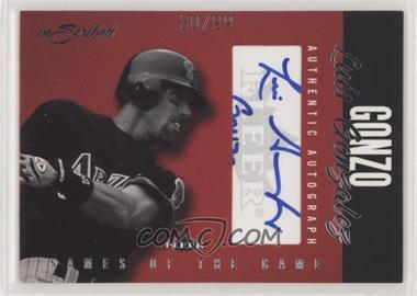 2004 Fleer inScribed - Names of the Game - Silver Autographs #NGA-LG - Luis Gonzalez /99