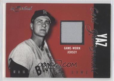 2004 Fleer inScribed - Names of the Game - Silver Materials #NGJ-CY - Carl Yastrzemski