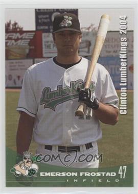 2004 Grandstand Clinton Lumberkings - [Base] #47 - Emerson Frostad