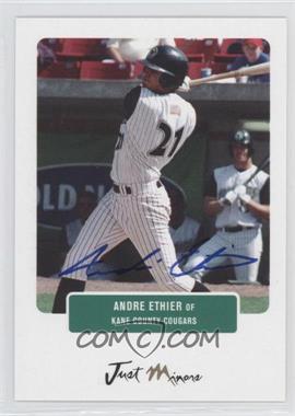 2004 Just Minors Just Prospects - [Base] - Autographed #28 - Andre Ethier