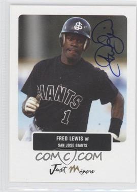 2004 Just Minors Just Prospects - [Base] - Autographed #54 - Fred Lewis