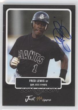 2004 Just Minors Just Prospects - [Base] - Black Autographed #54 - Fred Lewis /25