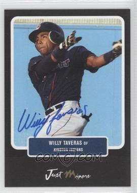 2004 Just Minors Just Prospects - [Base] - Black Autographed #79 - Willy Taveras /25